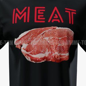 MEAT shirt - Black - Cotton (Not Meat)